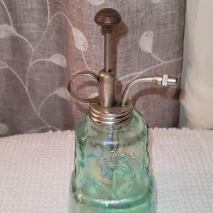Vintage Carnival glass atomizer